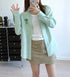 WANWAN Collar Down Formal Shirts
